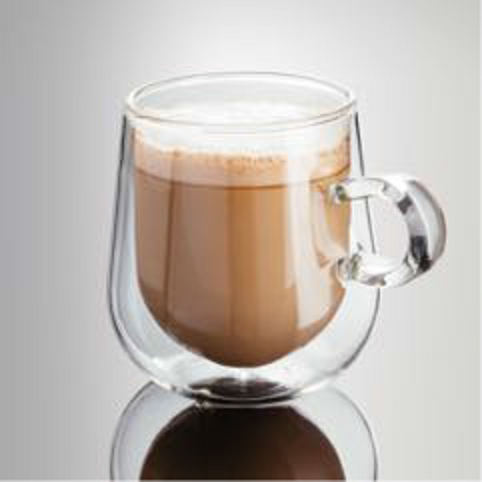 Judge Double Walled Cappuccino Glass Set, 225ml 6 piece 